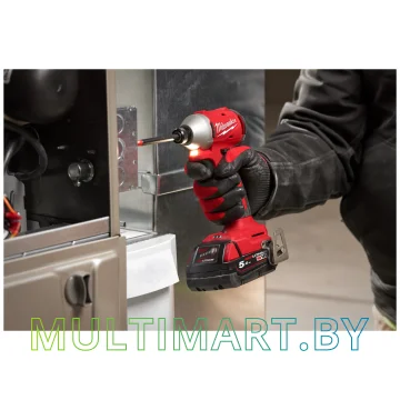 Винтоверт Milwaukee M18 BLIDR-502X (с 2-мя АКБ 5 Ач, кейс) картинка 6